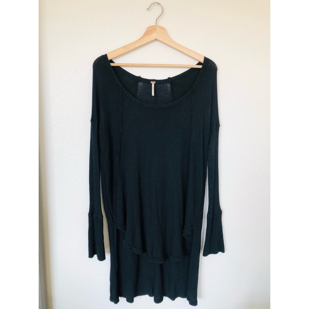 Free People Scoop Neck Knit Top